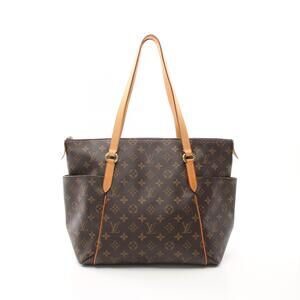Louis Vuitton Totally Tote Bag Canvas Leather Monogram Brown
